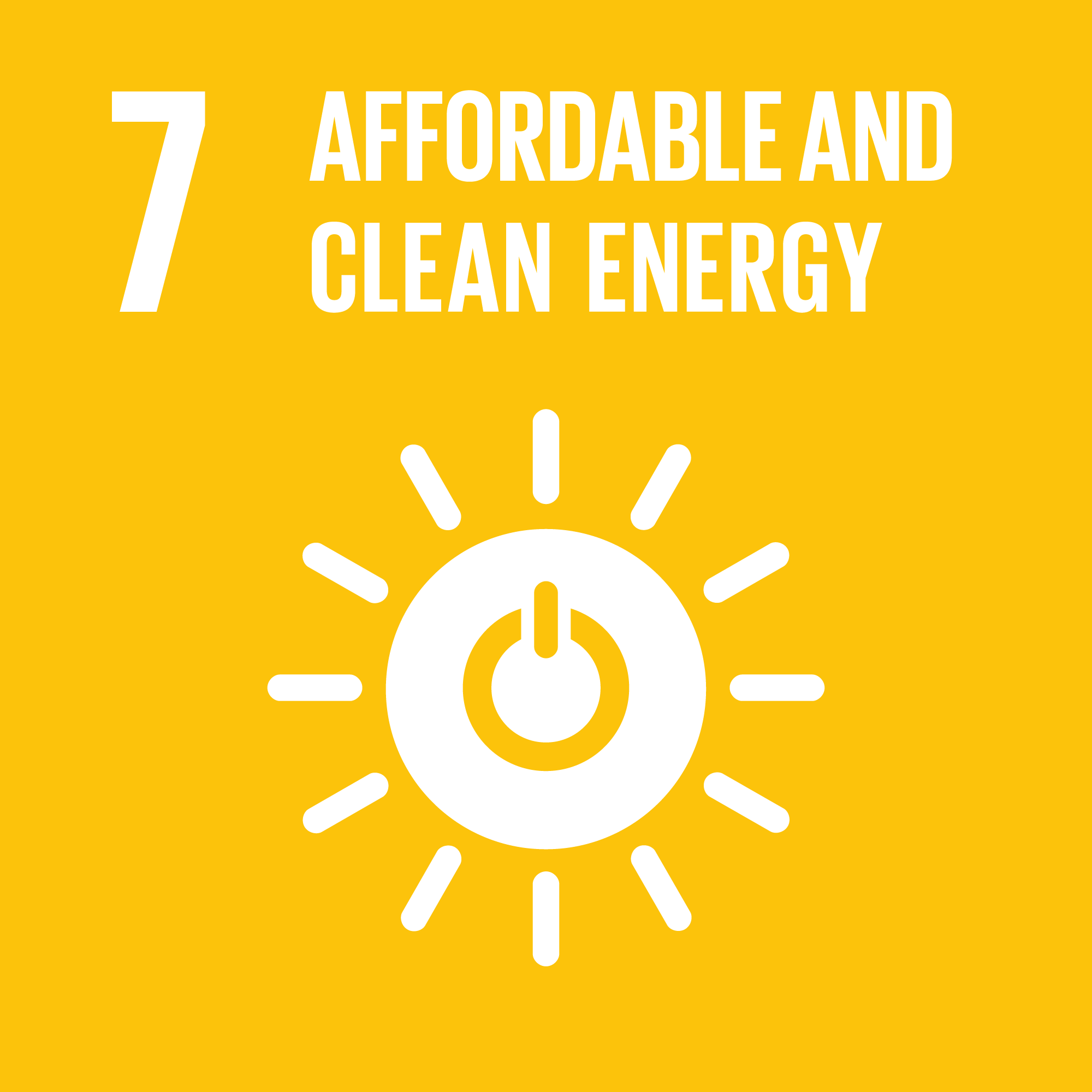 SDG 7 - Affordable & Clean Energy