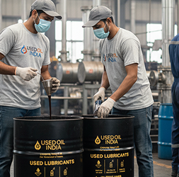 Used Oil India workers